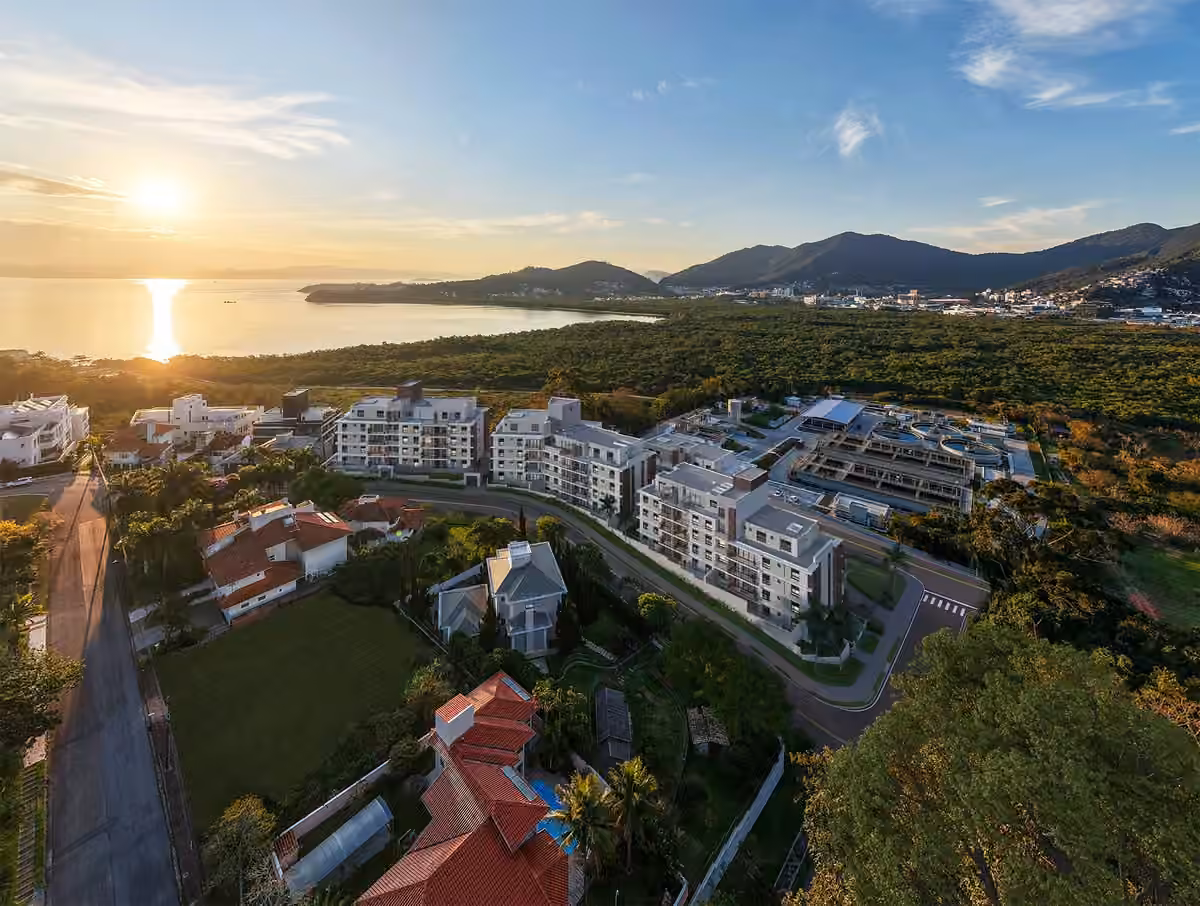 Vista aérea de Florianópolis